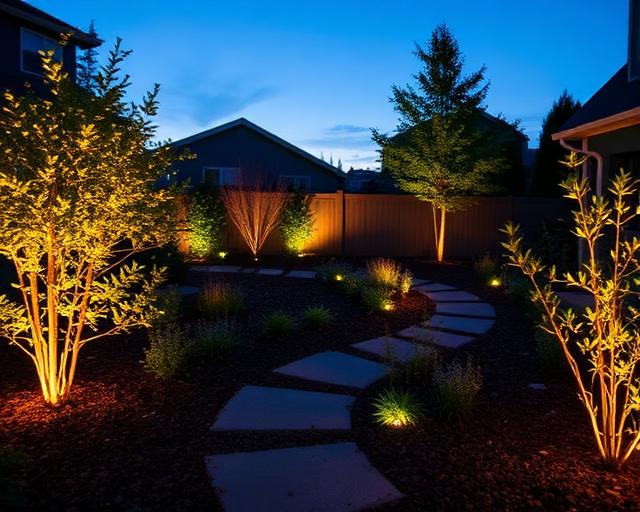Landscape lighting Plano