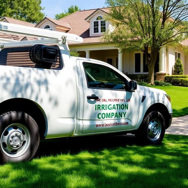 Mr Sprinkler Repair truck in Plano